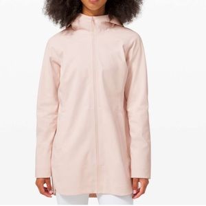 Lululemon Glyde Along Softshell Rain Jacket Pink 4